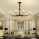 Elegant Crystal Chandelier Living Room Bedroom Modern Crystal LED Pendant Light