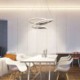 Unique Twist Light Fixture Living Room Kitchen Island Modern Minimalist LED Pendant Lamp