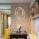 Acrylic Ring Shape Pendant Light Study Bedroom Nordic LED Pendant Light