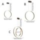 Acrylic Ring Shape Pendant Light Study Bedroom Nordic LED Pendant Light