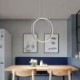 Acrylic Ring Shape Pendant Light Study Bedroom Nordic LED Pendant Light