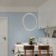 Acrylic Ring Shape Pendant Light Study Bedroom Nordic LED Pendant Light