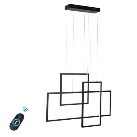 Geometric Square Pendant Light Nordic LED Pendant Light Living Room Restaurant