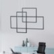 Geometric Square Pendant Light Nordic LED Pendant Light Living Room Restaurant