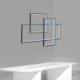 Geometric Square Pendant Light Nordic LED Pendant Light Living Room Restaurant