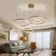 Acrylic Ring Shape Pendant Light Restaurant Living Room Postmodern LED Pendant Light