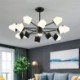 Polygon Chandelier Lamp Warmth Lighting Living Room Bedroom Light Contemporary LED Pendant Light