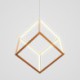 Geometric Gold Hanging Light Postmodern LED Pendant Light