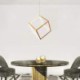 Geometric Gold Hanging Light Postmodern LED Pendant Light