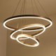 80+60+40cm LED Pendant Light Drawing Craft 3 Rings Lamp