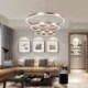 80+60+40cm LED Pendant Light Drawing Craft 3 Rings Lamp