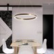 40cm/60cm LED Pendant Light Drawing Craft Round Lamp