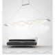 100cm Modern LED Pendant Light Acrylic Wave Lamp