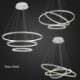 LED Acrylic 3 Rings Pendant Lamp 80+60+40cm (I'll Be Your Backbone)