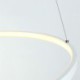 60cm Modern LED Pendant Light Acrylic Ring Lamp