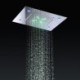 Concealed Flush Mount Bath Shower Set with Chrome LED Thermostatic Shower Set