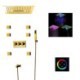 16-Inch LED Ceiling Mount Shower System with Bluetooth Music Control and Infrared Remote