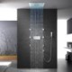 16-Inch LED Ceiling Mount Shower System with Bluetooth Music Control and Infrared Remote