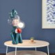 Resin Girl Blowing Bubbles Table Lamp Modern Desk Light