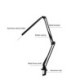 10-Level Brightness Long Arm Folding LED Desk Lamp USB Clip Type Table Bedside Reading Lamp