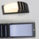 Outdoor LED Porch Light Black Aluminium Wall Lamp Garden Courtyard Light Waterproof