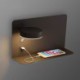 LED Wall Sconce Light Rotatable with USB Charging Port