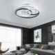 Designer Ceiling Fan With Circle Rings For Living Room Bedroom Modern Led Ceiling Light