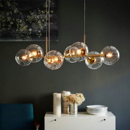 Simple 8 Light Living Room Dining Room Contemporary Magic Bean Pendant Lamp