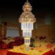 Luxury Long Pendant Villa Living Room Retro Crystal Empire Chandelier