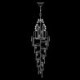 European Luxury Long Pendant Hotel Lobby Villa Elegant Crystal Empire Chandelier