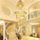 Modern European Graceful Long Pendant Luxury Crystal Chandelier Living Room Villa Duplex Staircase