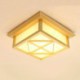 Unusual LED Ceiling Light Living Room Bedroom Study Lighting Wooden Ceiling Light