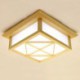 Unusual LED Ceiling Light Living Room Bedroom Study Lighting Wooden Ceiling Light