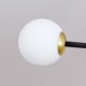 Sputnik Chandelier Geometry Lines Ceiling Light Modern