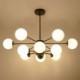 Nordic Spray Painting Pendant Light Living Room Bedroom Office Lighting