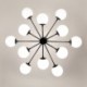 Nordic Spray Painting Pendant Light Living Room Bedroom Office Lighting