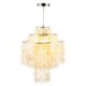 Chandelier Shell Pendant Chrome Craft Bedroom Living Room Dining Room Kitchen Lighting Modern Simple Style