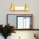 Bedroom Living Room Nordic Brass Mirror Front Light Spot Wall Lamp