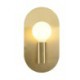 Unique Single Head Sconce Bedroom Living Room Nordic Brass Wall Lamp