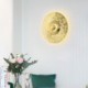 Bedroom Living Room Nordic Brass Wall Lamp Hollow-out Sconce Light