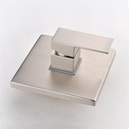 Single-function Brushed Nickel Shower Valve Modern Square Shower Valve