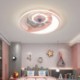 Creativity LED Moon Ceiling Fan Light For Living Room Bedroom