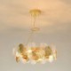 Modern Shell Glass Chandeliers For Dining Room Living Room Bedroom