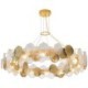 Modern Shell Glass Chandeliers For Dining Room Living Room Bedroom