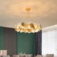 Modern Shell Glass Chandeliers For Dining Room Living Room Bedroom