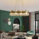 Post-Modern Glass Pendant Light Luxury Chandelier For Dining Room Bedroom