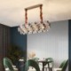 Luxury Pendant Light For Living Room Bedroom European Glass Chandelier Creative Light