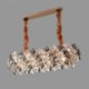 Luxury Pendant Light For Living Room Bedroom European Glass Chandelier Creative Light