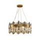 Luxury European Style Glass Chandelier Pendant Light For Villa Restaurant Living Bedroom