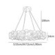 Luxury Pendant Light For Living Room Bedroom European Glass Chandelier Creative Light